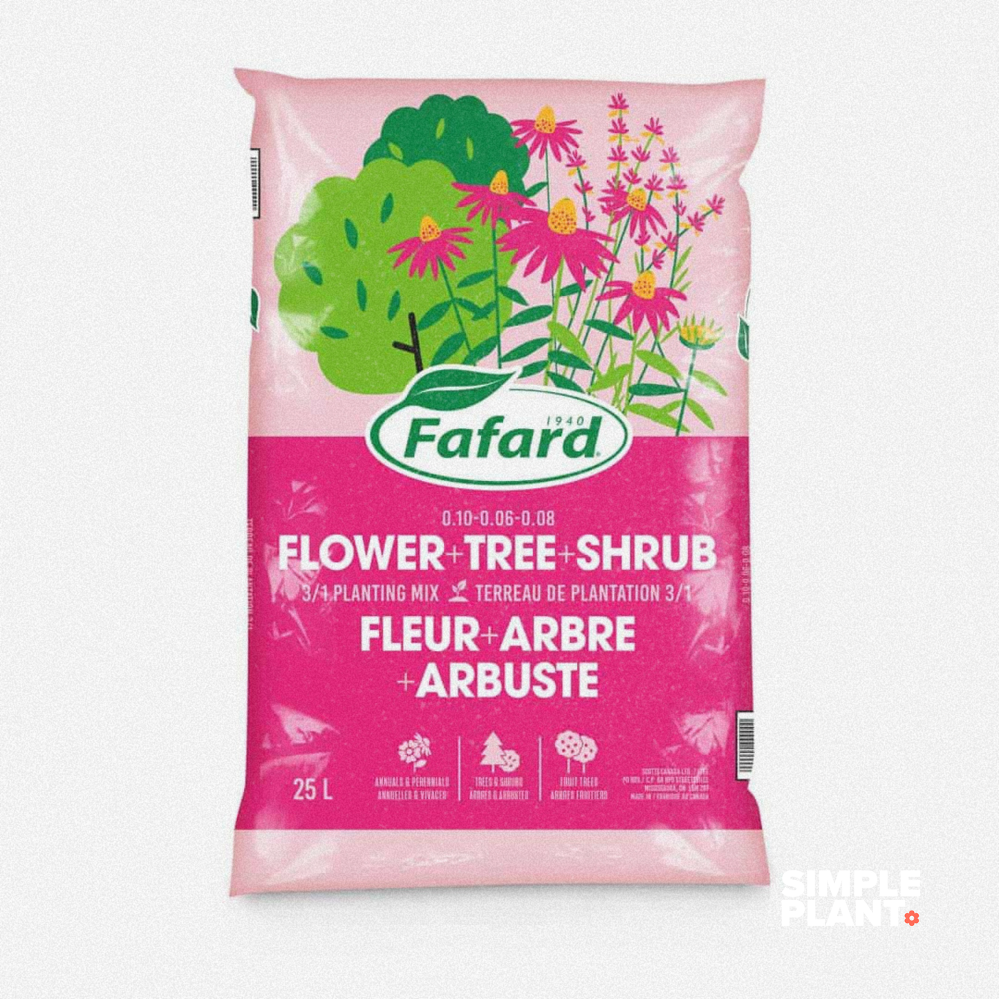 Terreau 3/1 - Arbres, fleurs et arbustes